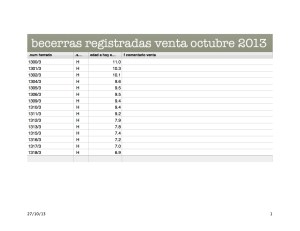 listado edades becerras