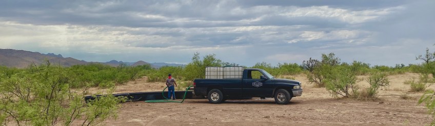 Acarreando agua al ganado